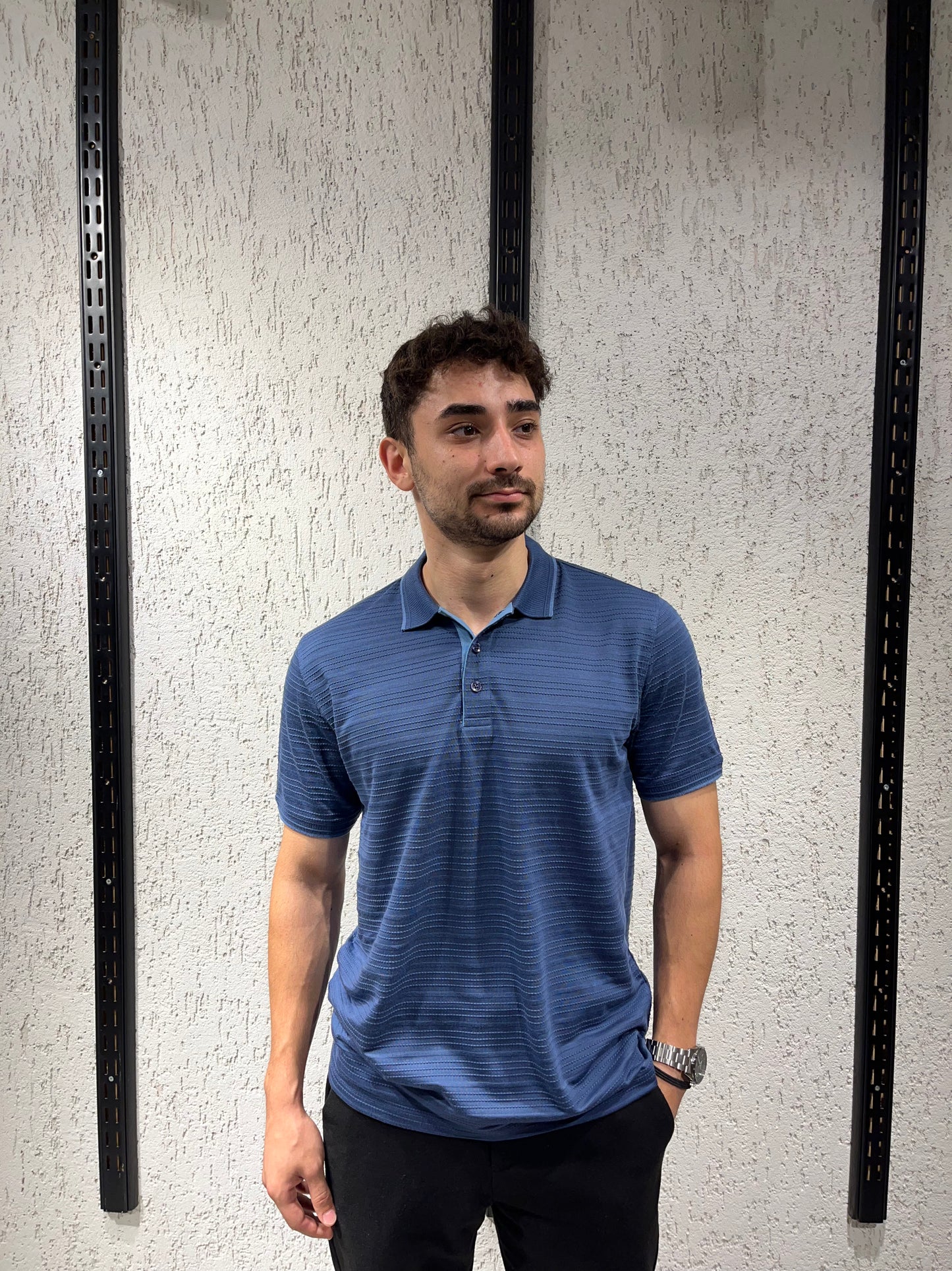 Nokta Desenli Polo T-shirt