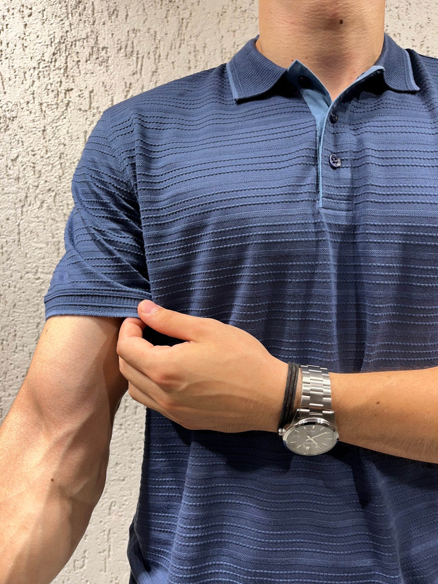 Nokta Desenli Polo T-shirt