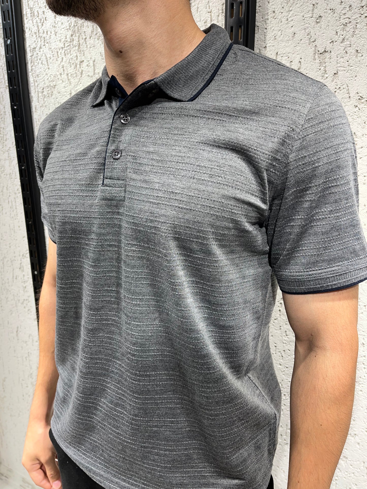 Nokta Desenli Polo T-shirt