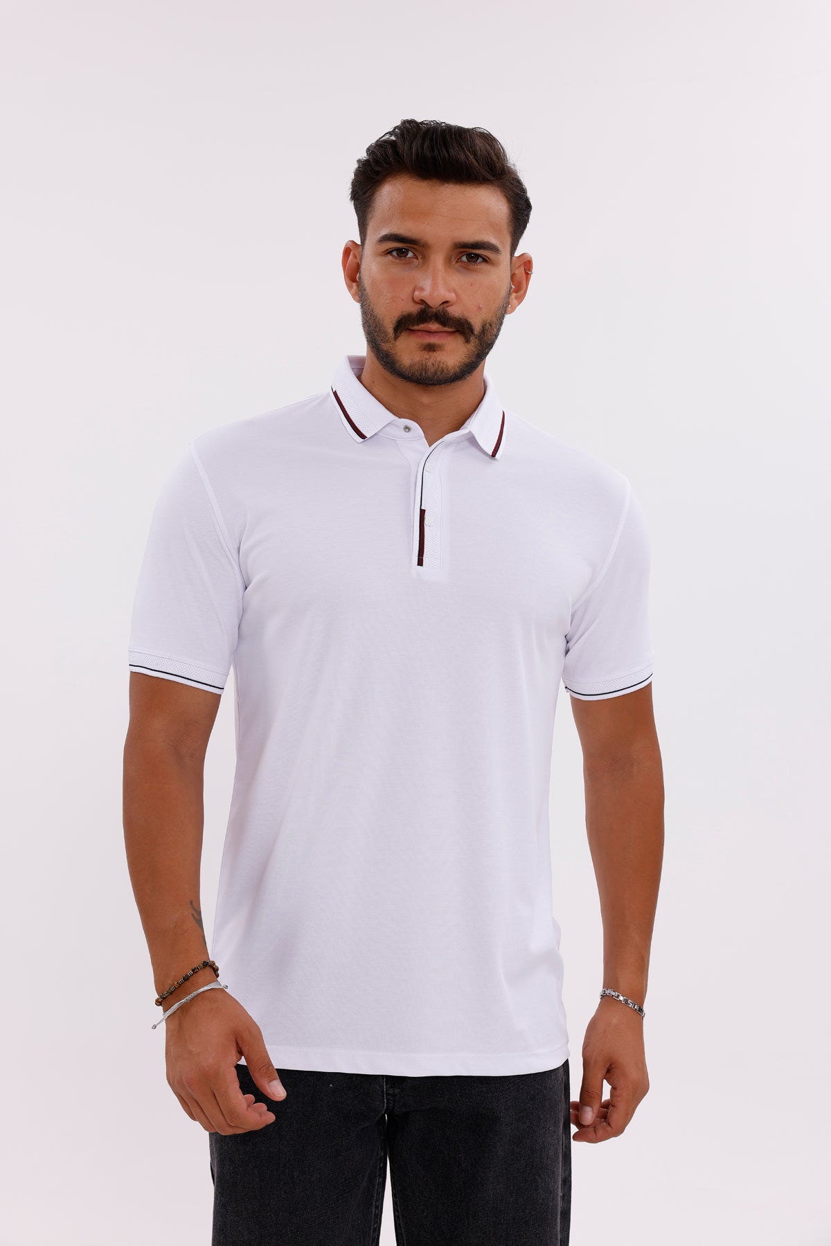 Triko Pat Çıtçıtlı Polo Yaka