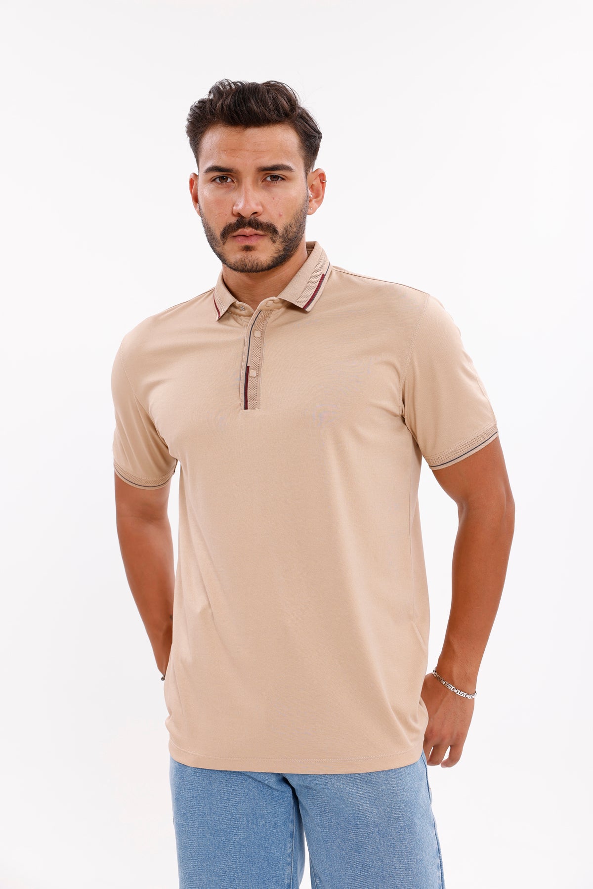 Triko Pat Çıtçıtlı Polo Yaka