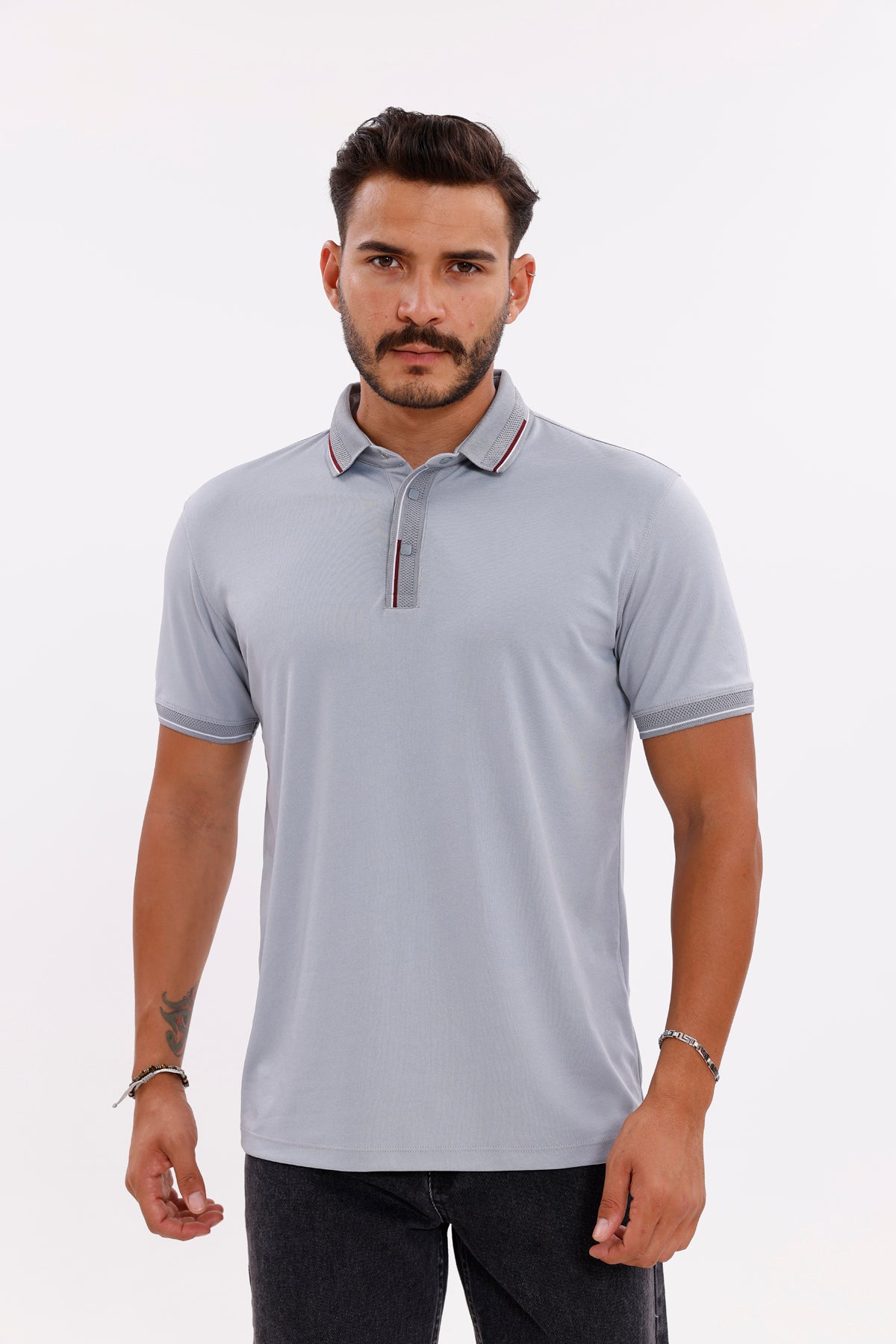 Triko Pat Çıtçıtlı Polo Yaka