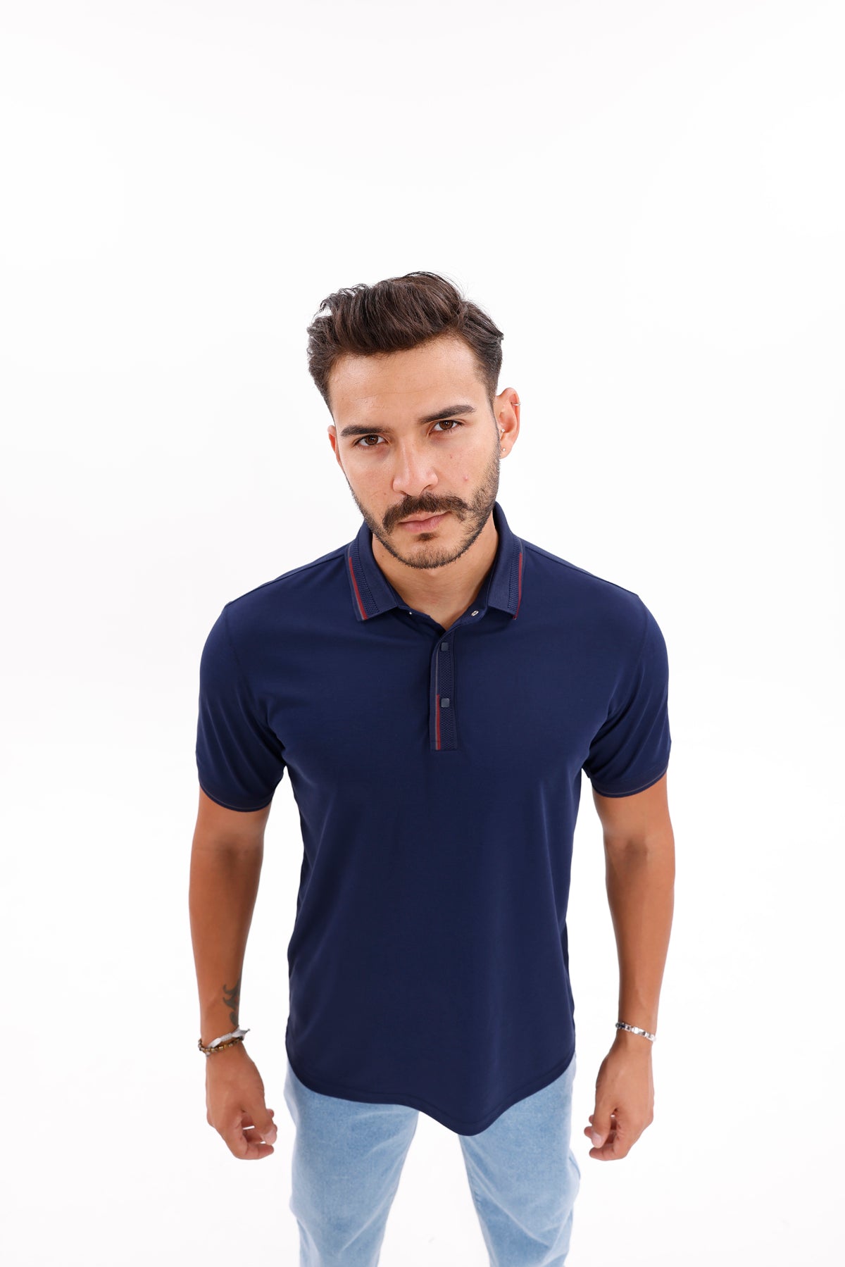 Triko Pat Çıtçıtlı Polo Yaka