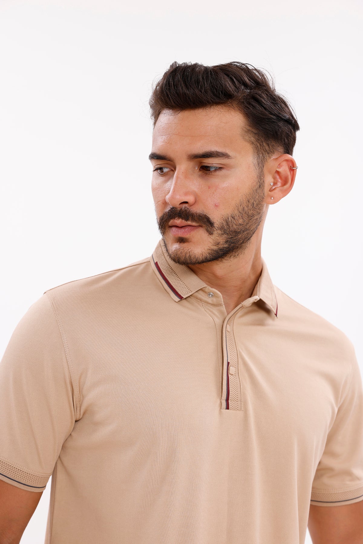 Triko Pat Çıtçıtlı Polo Yaka