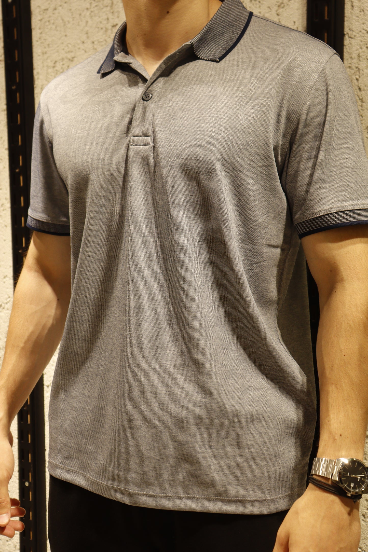 Soğuk Mavi Polo Yaka