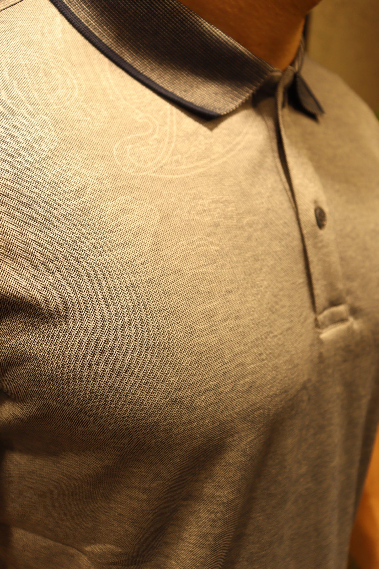 Soğuk Mavi Polo Yaka